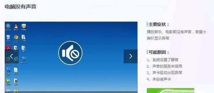 电脑突然没有声音了怎么办（解决电脑无声问题的方法与技巧）